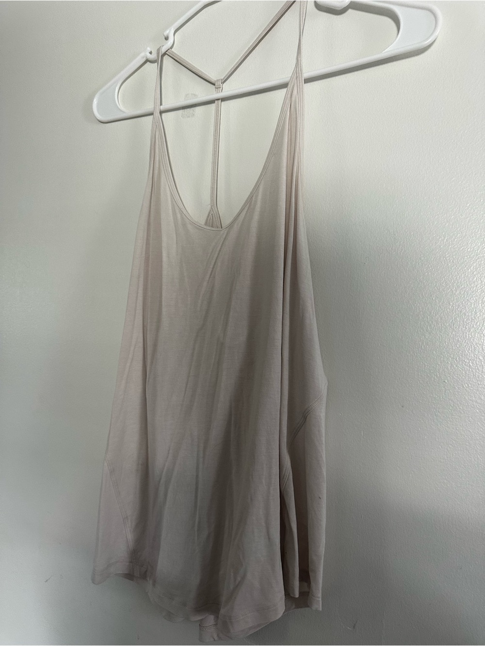 Light Neutral Strappy Lululemon silk blend Camisole Tank Top